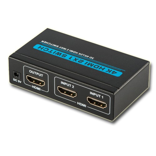 HDMI Switch 2x1,3D Full HD 4Kx2K,HDMI1.4 Version