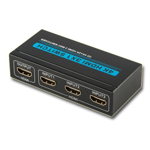 HDMI Switch 3x1,3D Full HD 4Kx2K,HDMI1.4 Version
