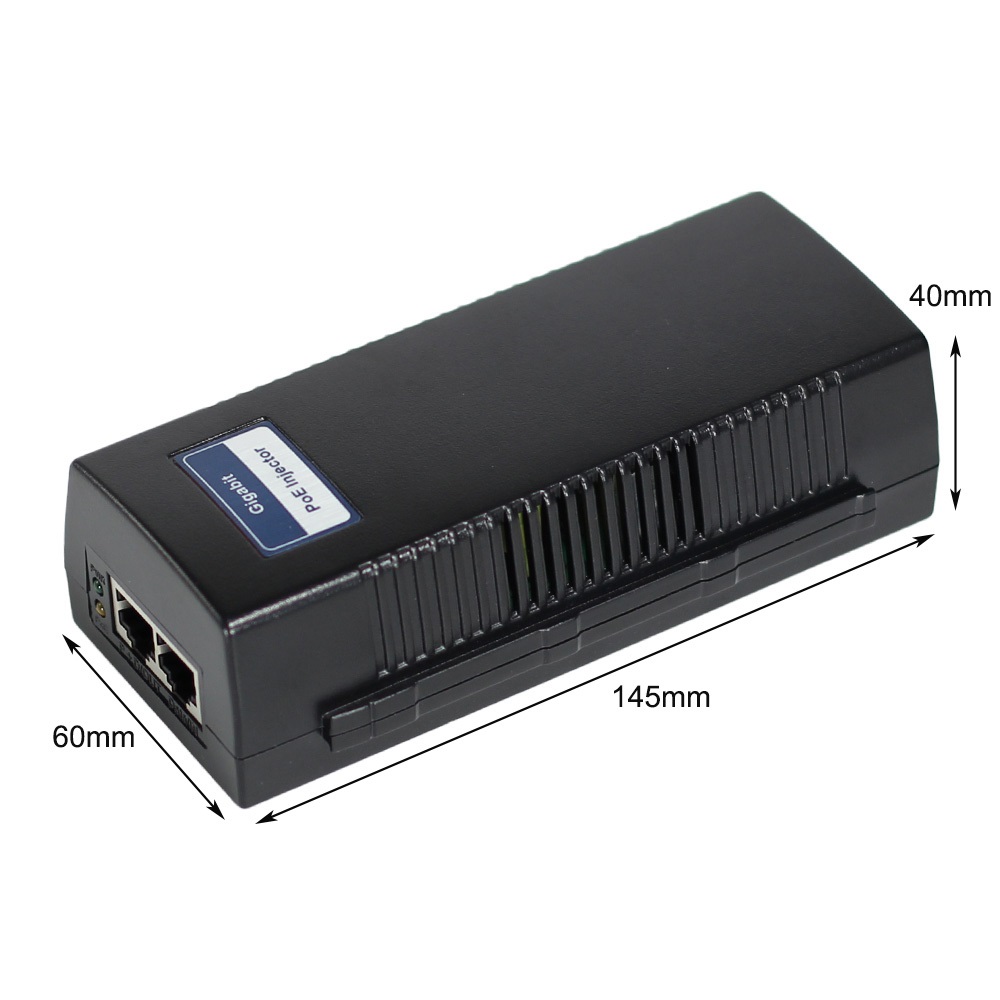 Single port Gigabit 2.5G poe++  injector